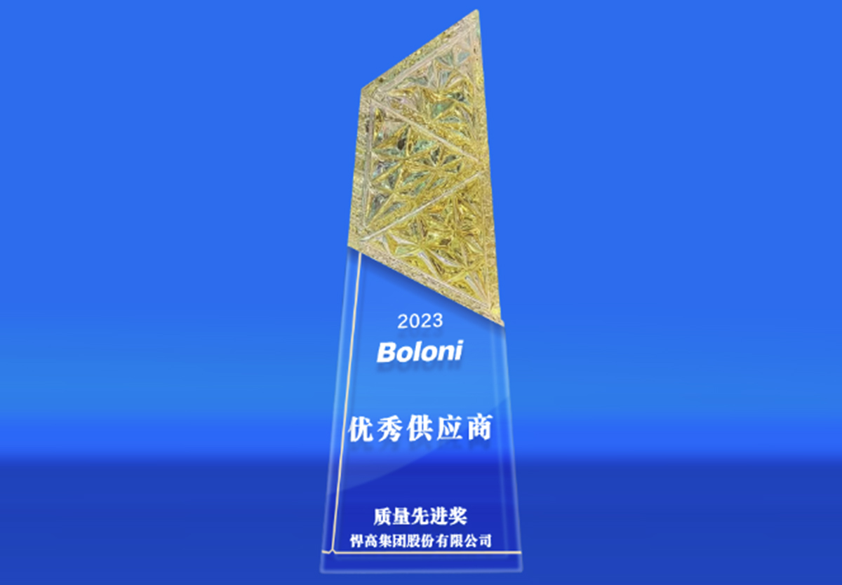 “年终奖”再+1！太阳集团荣获博洛尼2023年度优秀供应商